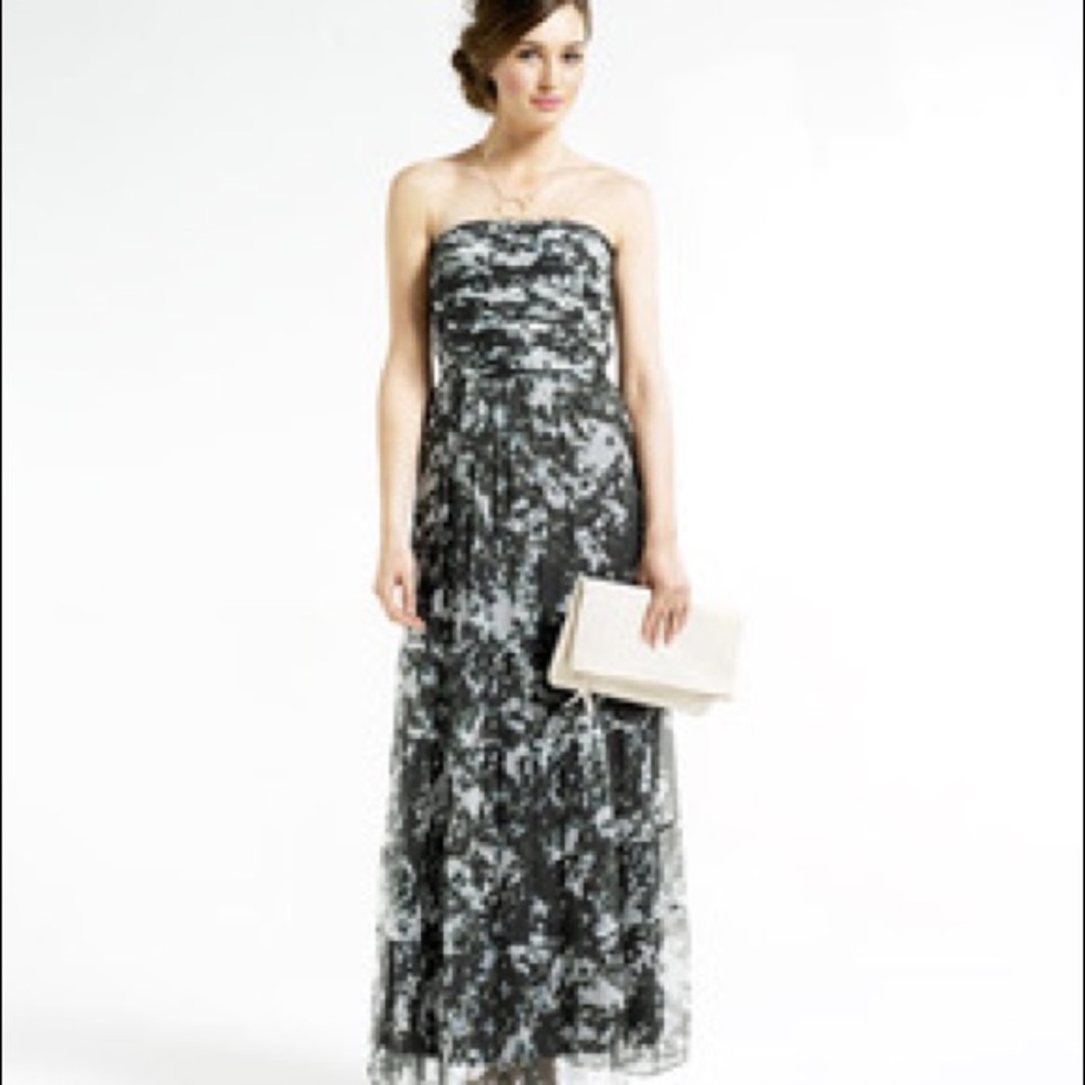 Jigsaw strapless maxi dress